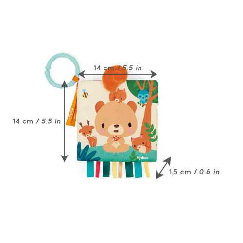 Livre d'éveil bébé - Livre d'activité en tissu pour bébé - Kaloo