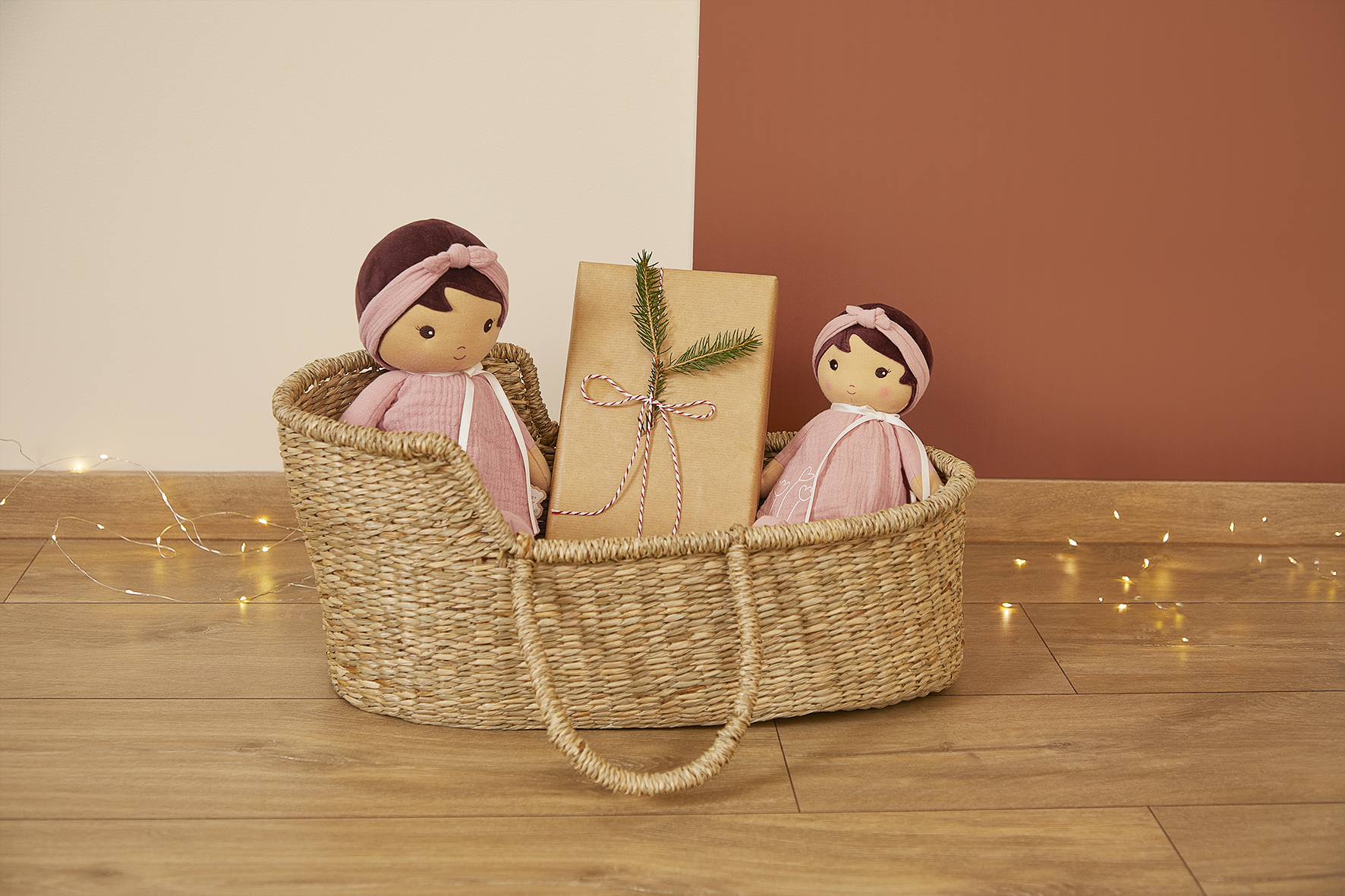 Cadeau Noël Bébé : poupée en tissu Kaloo